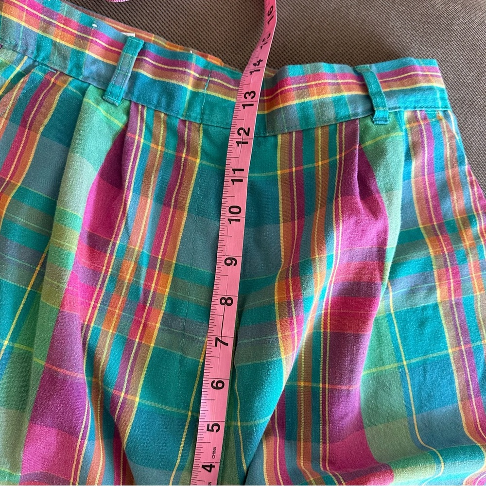 Vintage plaid shorts - Picture 8 of 9